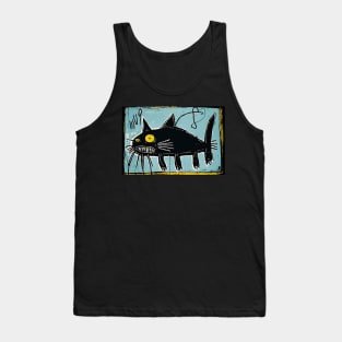 Neo-Expressionist Cat Fish (Catfish) Tank Top